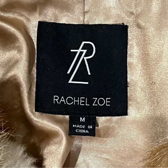 Rachel Zoe Women’s Brown Tan Faux Fur Vest Size Medium - Picture 12 of 13